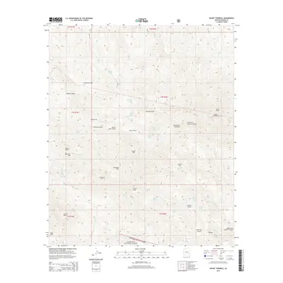 2014 Map of Mount Turnbull, 2014 Print