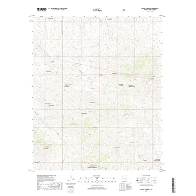 2018 Map of Mount Turnbull, 2018 Print