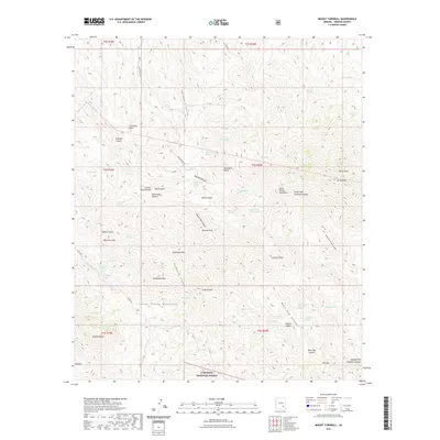 2021 Map of Mount Turnbull, 2021 Print