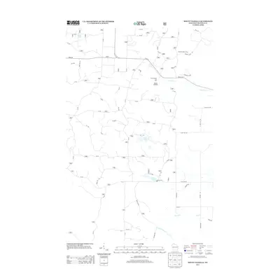 2013 Map of Mount Valhalla, 2013 Print