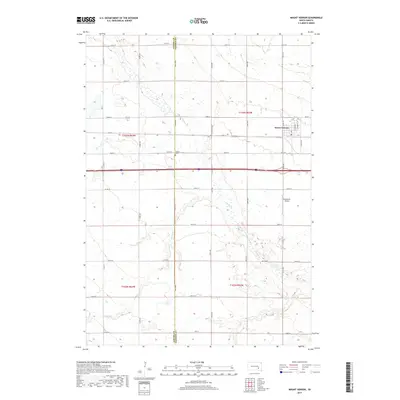 2017 Map of Mount Vernon, 2017 Print