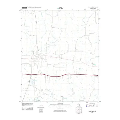 2010 Map of Mount Vernon, 2010 Print