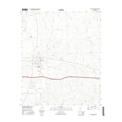 2016 Map of Mount Vernon, 2016 Print