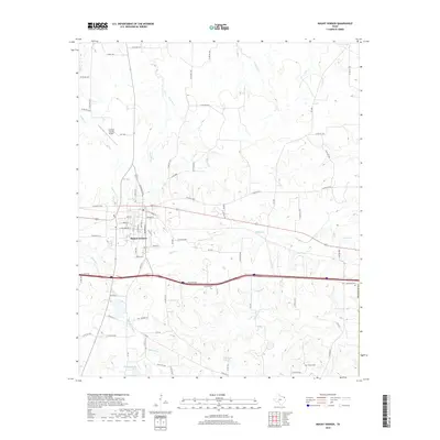2019 Map of Mount Vernon, 2019 Print