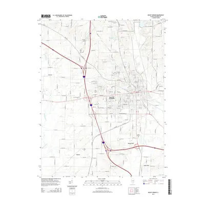 2015 Map of Mount Vernon, 2015 Print