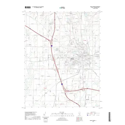 2018 Map of Mount Vernon, 2018 Print