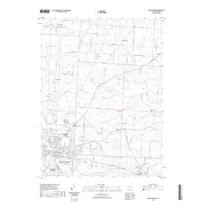 2019 Map of Mount Vernon, 2019 Print