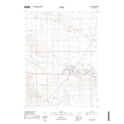 2018 Map of Mount Vernon, 2018 Print