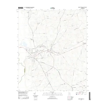 2014 Map of Mount Vernon, 2014 Print