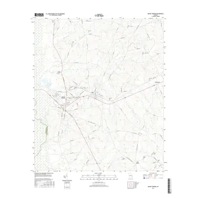 2017 Map of Mount Vernon, 2017 Print