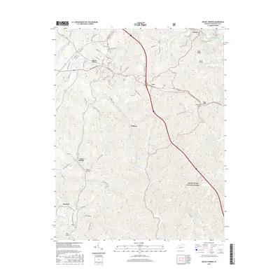 2016 Map of Mount Vernon, 2016 Print