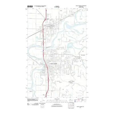 2011 Map of Mount Vernon, 2011 Print