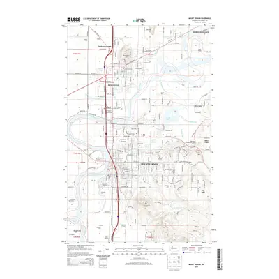 2014 Map of Mount Vernon, 2014 Print