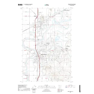 2020 Map of Mount Vernon, 2020 Print