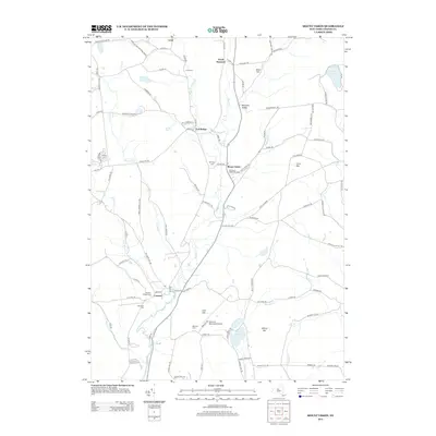 2013 Map of Mount Vision, 2013 Print