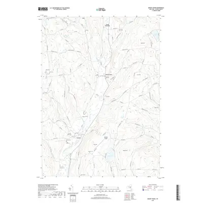 2019 Map of Mount Vision, 2019 Print