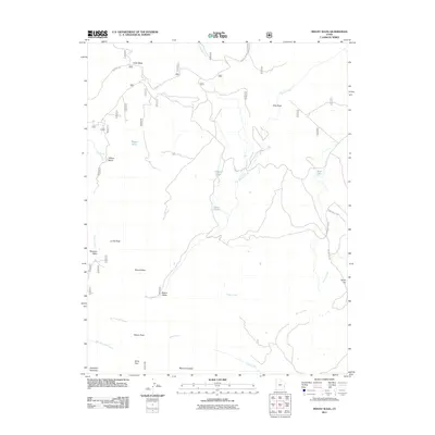 2011 Map of Mount Waas, 2011 Print