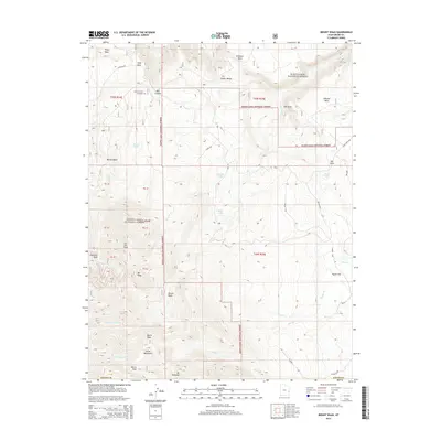 2014 Map of Mount Waas, 2014 Print