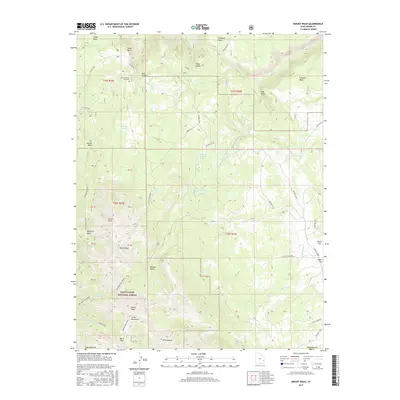 2017 Map of Mount Waas, 2017 Print