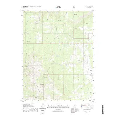 2020 Map of Mount Waas, 2020 Print