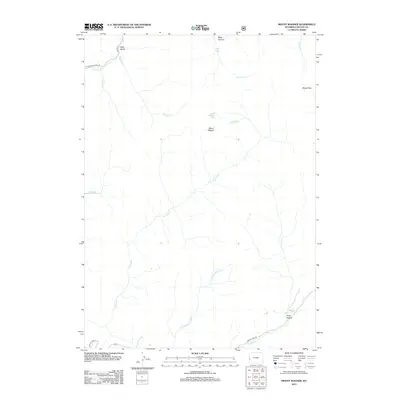 2012 Map of Mount Wagner, 2012 Print