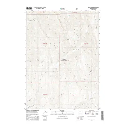 2015 Map of Mount Wagner, 2015 Print