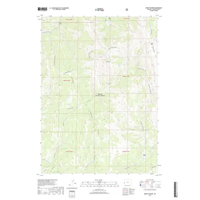 2017 Map of Mount Wagner, 2017 Print