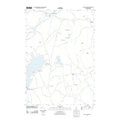 2011 Map of Mount Waldo, 2011 Print
