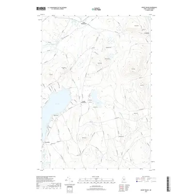 2018 Map of Mount Waldo, 2018 Print