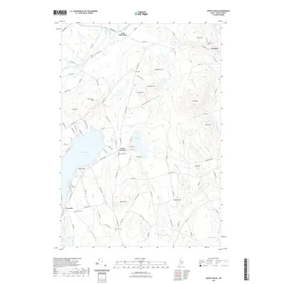 2021 Map of Mount Waldo, 2021 Print