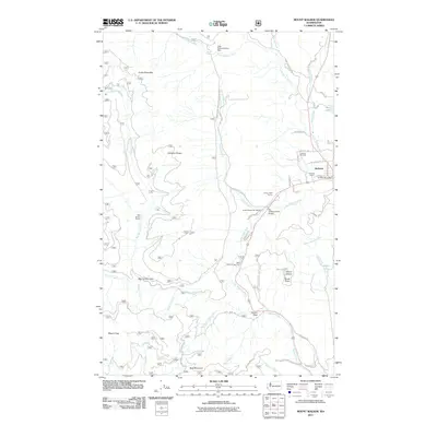 2011 Map of Mount Walker, 2011 Print