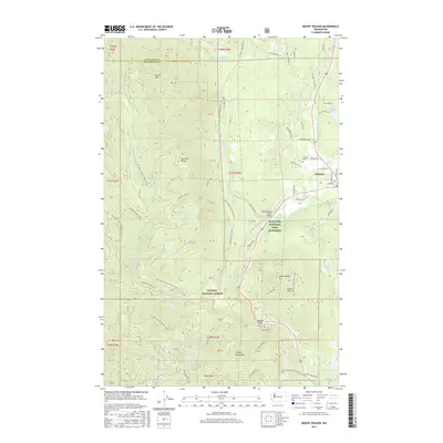 2017 Map of Mount Walker, 2017 Print