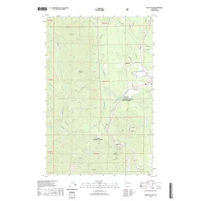 2020 Map of Mount Walker, 2020 Print