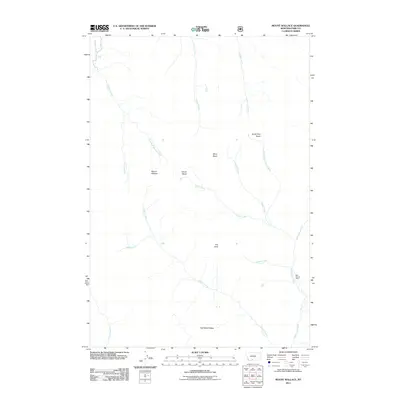 2011 Map of Mount Wallace, 2011 Print