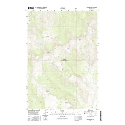 2017 Map of Mount Wallace, 2017 Print