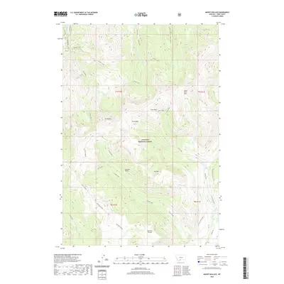2020 Map of Mount Wallace, 2020 Print