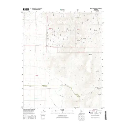 2013 Map of Mount Washington, 2013 Print