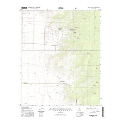 2017 Map of Mount Washington, 2017 Print