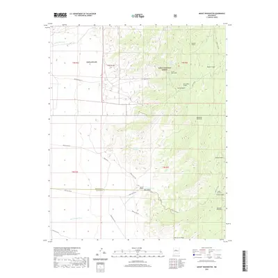 2020 Map of Mount Washington, 2020 Print