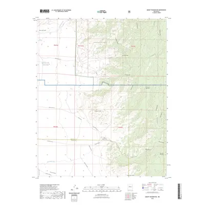 2023 Map of Mount Washington, 2023 Print