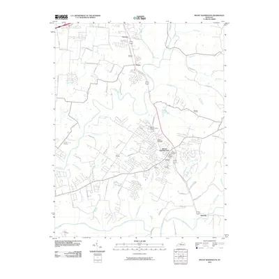 2010 Map of Mount Washington, 2010 Print