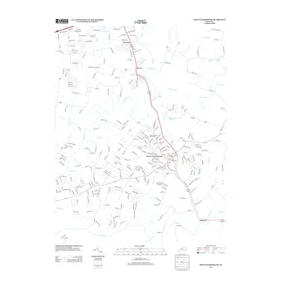 2013 Map of Mount Washington, 2013 Print