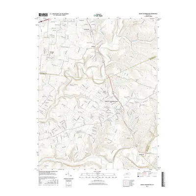 2016 Map of Mount Washington, 2016 Print