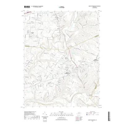 2019 Map of Mount Washington, 2019 Print