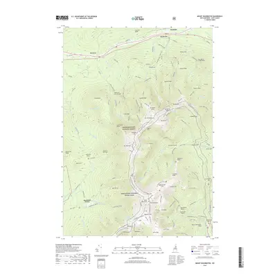 2018 Map of Mount Washington, 2018 Print