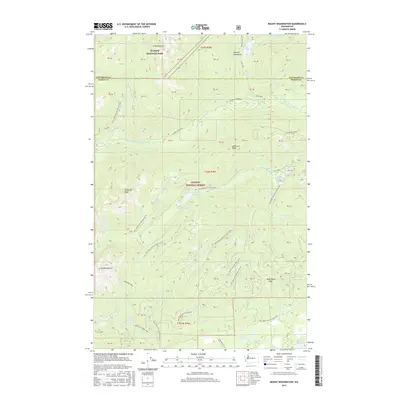2017 Map of Mount Washington, 2017 Print