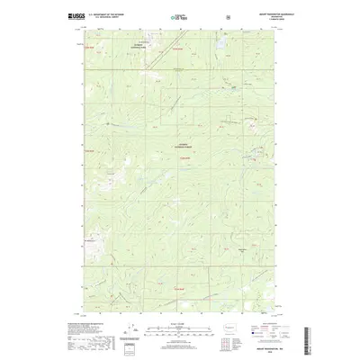 2020 Map of Mount Washington, 2020 Print