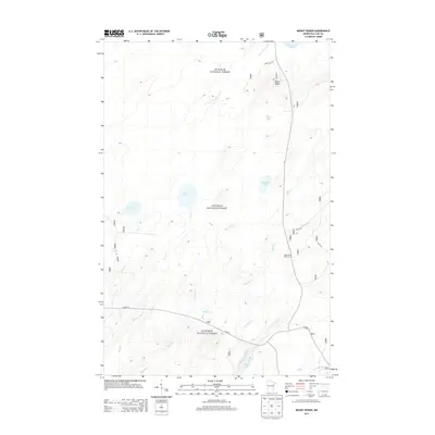 2013 Map of Mount Weber, 2013 Print