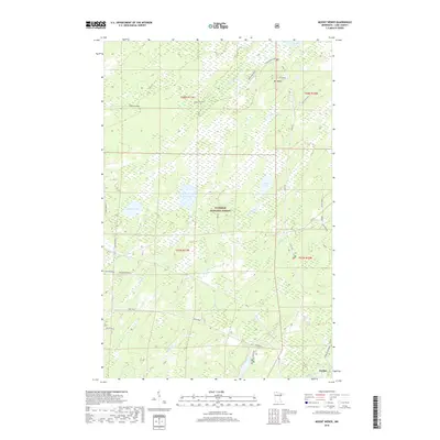 2019 Map of Mount Weber, 2019 Print