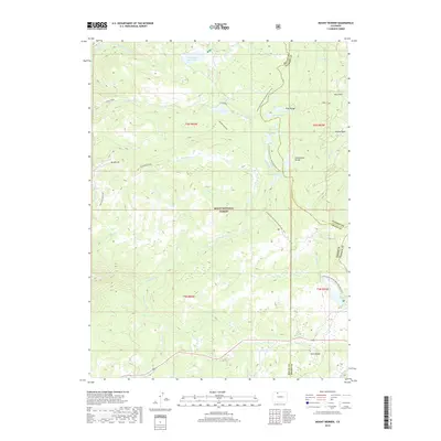 2019 Map of Mount Werner, 2019 Print